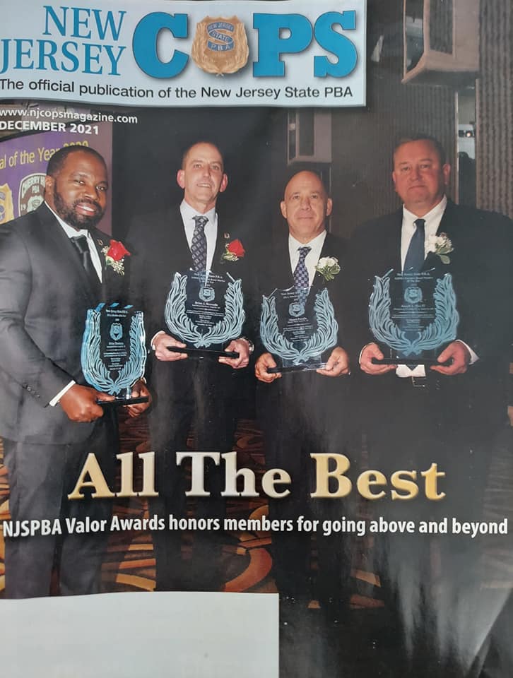 Officer Trotman Recognized as NJ State PBA Member of the Year