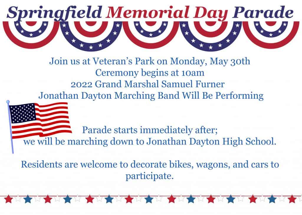 Springfield Memorial Day Parade Township of Springfield, NJ