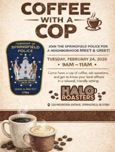 Coffee with A Cop | Township of Springfield, NJ