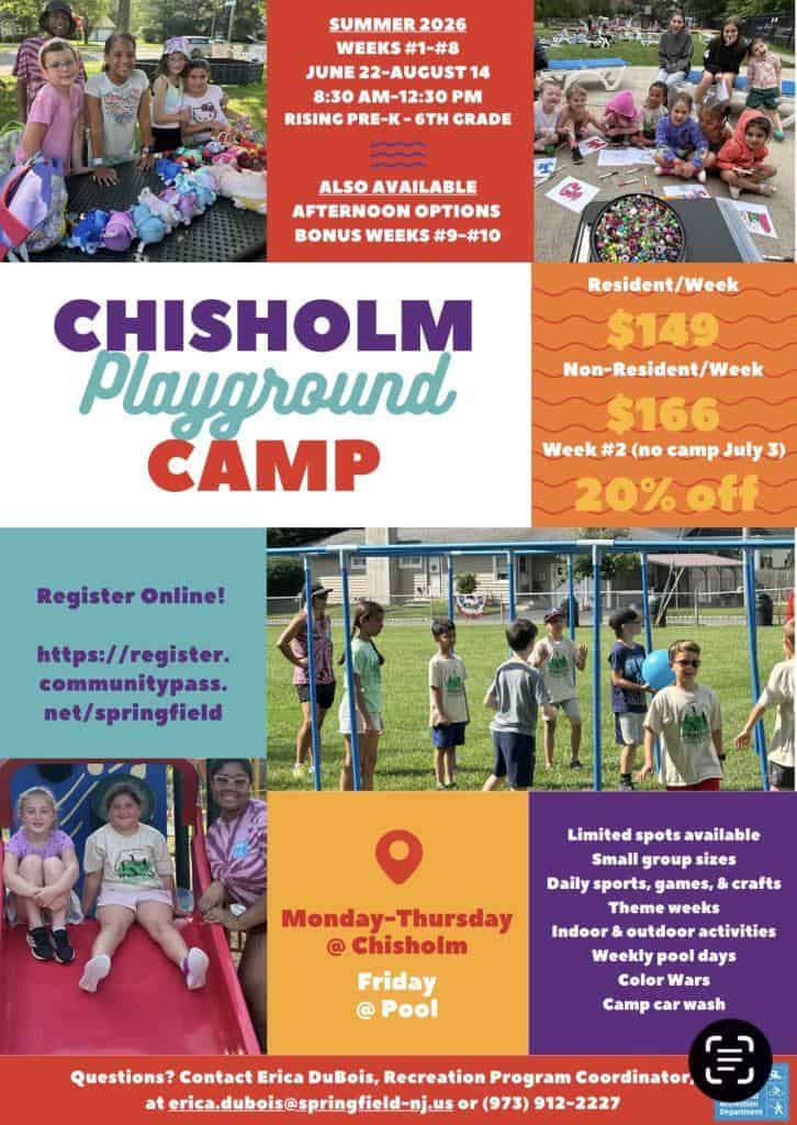 Chisholm Playground Camp Registration Open for Summer 2026