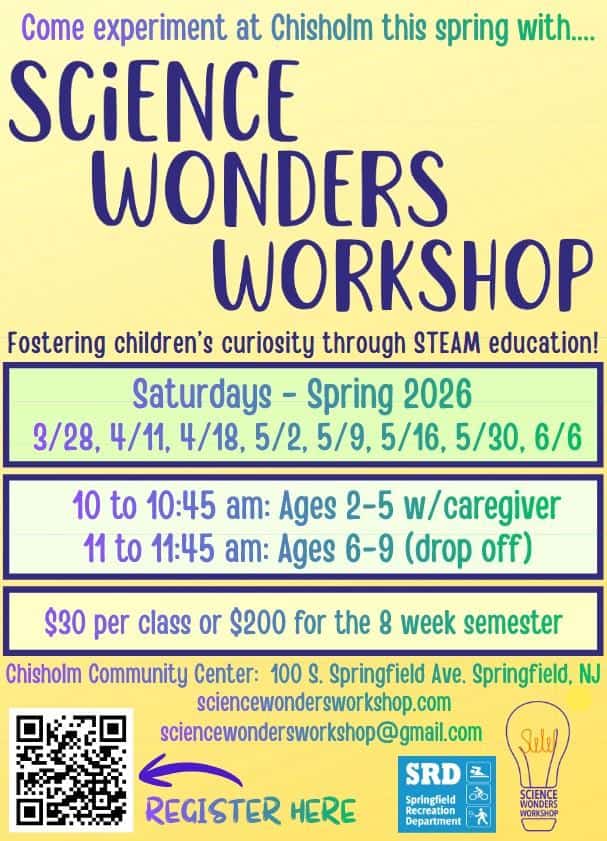 Science Wonders for Ages 2-9 at Chisholm this Spring