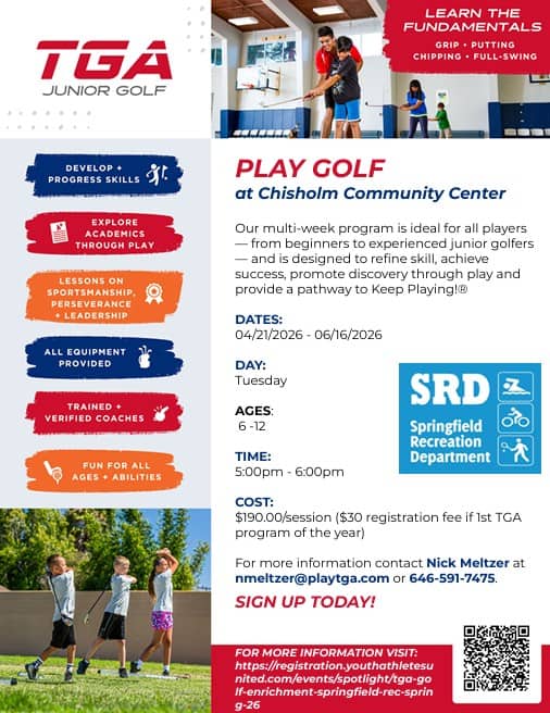 Indoor Golf Classes at Chisholm this Spring